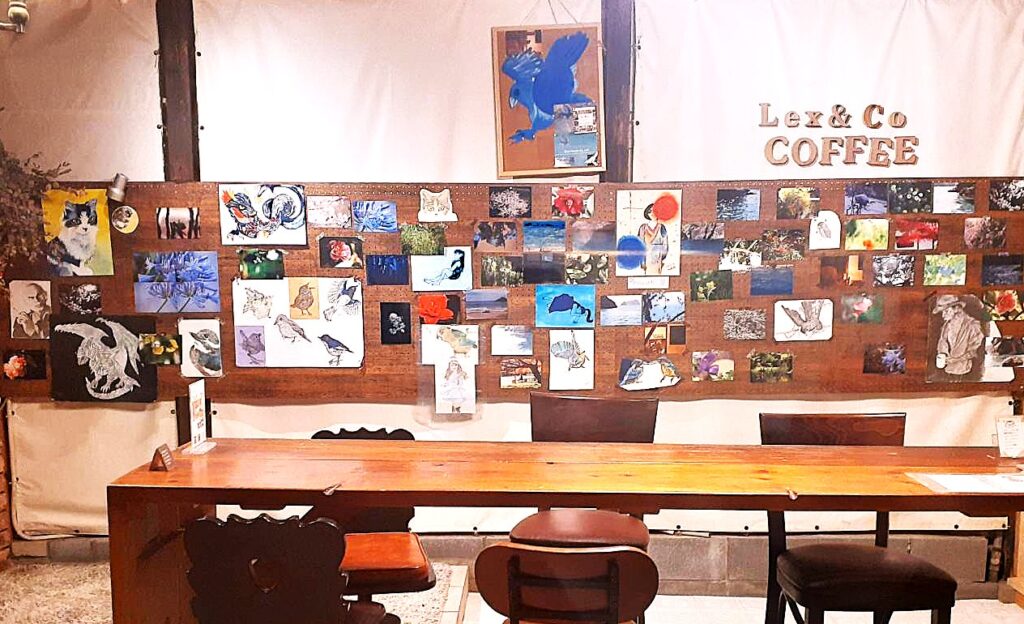 京都烏丸カフェギャラリーLex & Co 「あおい鳥個展」