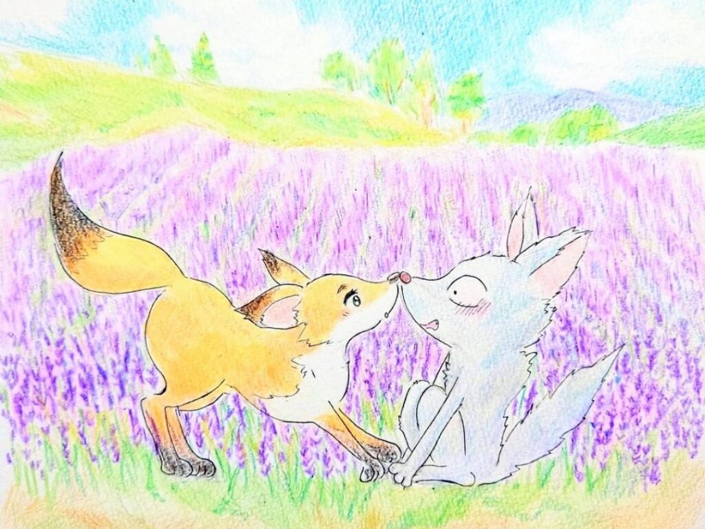 京都烏丸カフェギャラリーLex&co「狐と狼」